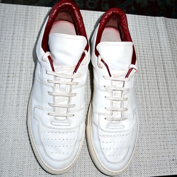 Common Projects Decades Low Article 2348 White & Red Size 12 - Picture 4 of 7